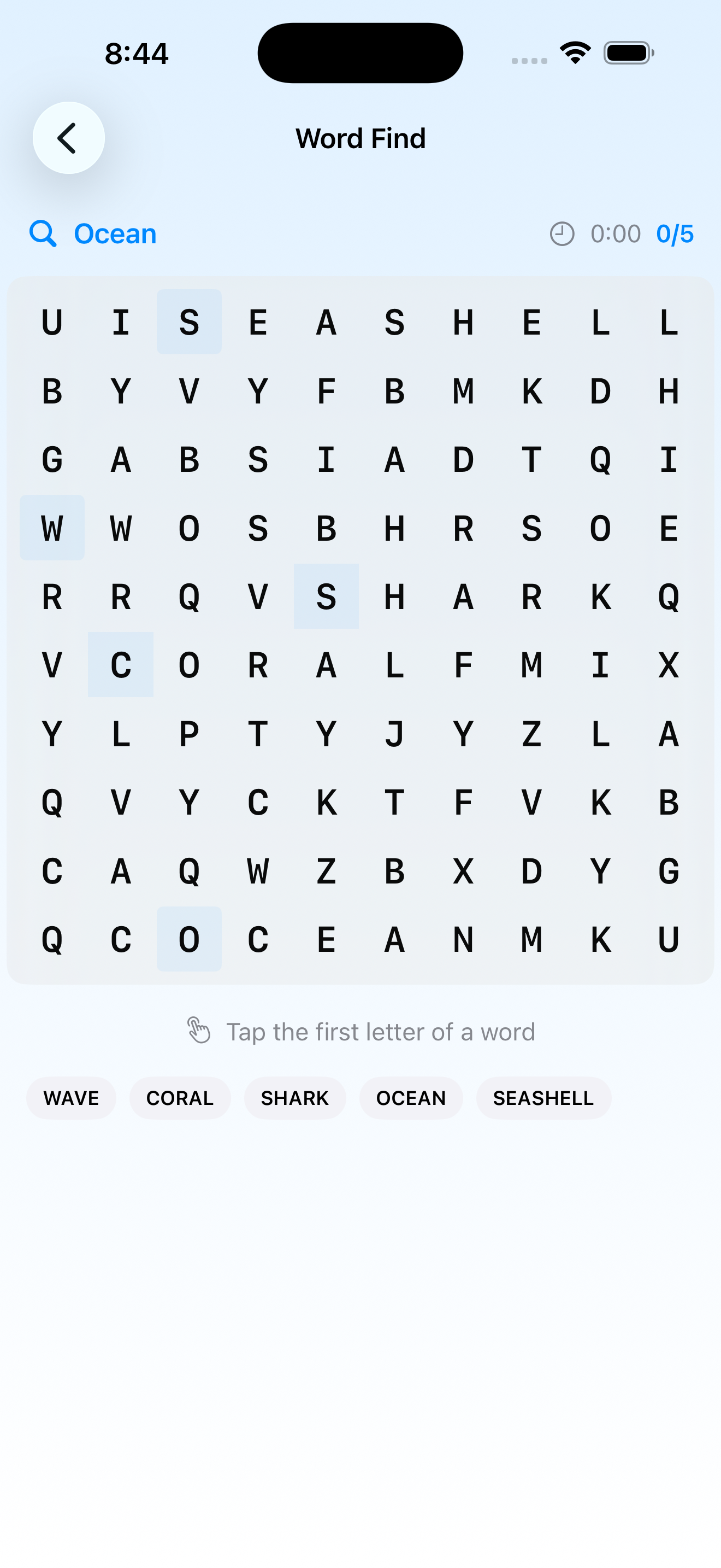 SpeakPlay Word Find Game
